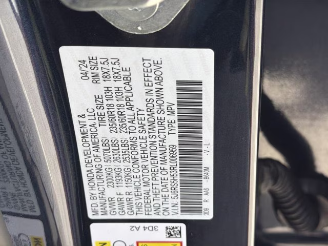 2024 Canyon River Blue Metallic Honda CR-V Hybrid Sport FWD SUV