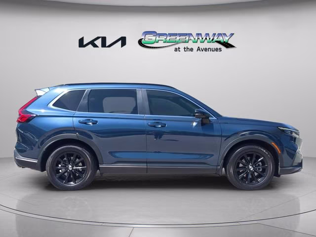 2024 Canyon River Blue Metallic Honda CR-V Hybrid Sport FWD SUV