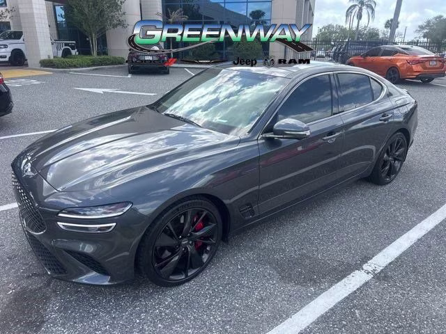 2022 Himalayan Gray Genesis G70 3.3T RWD Sedan