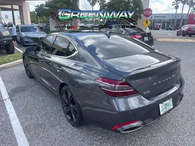 2022 Himalayan Gray Genesis G70 3.3T RWD Sedan