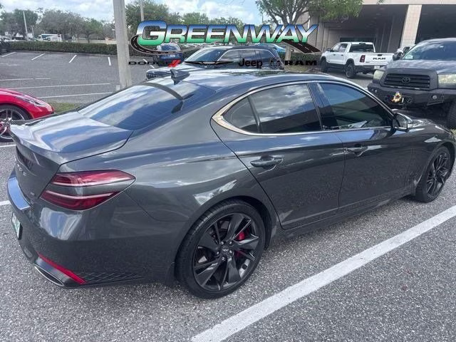 2022 Himalayan Gray Genesis G70 3.3T RWD Sedan