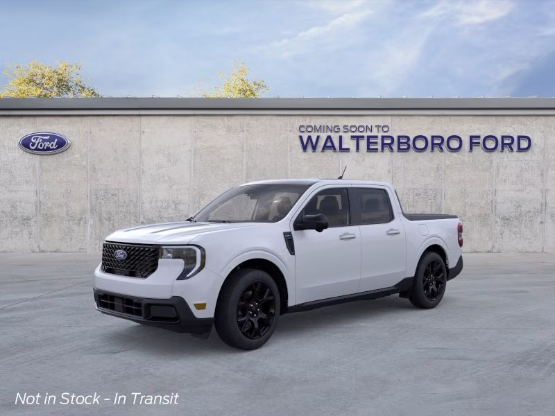2026 Space White Metallic Ford Maverick Lariat AWD Truck