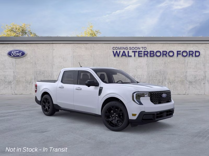 2026 Space White Metallic Ford Maverick Lariat AWD Truck