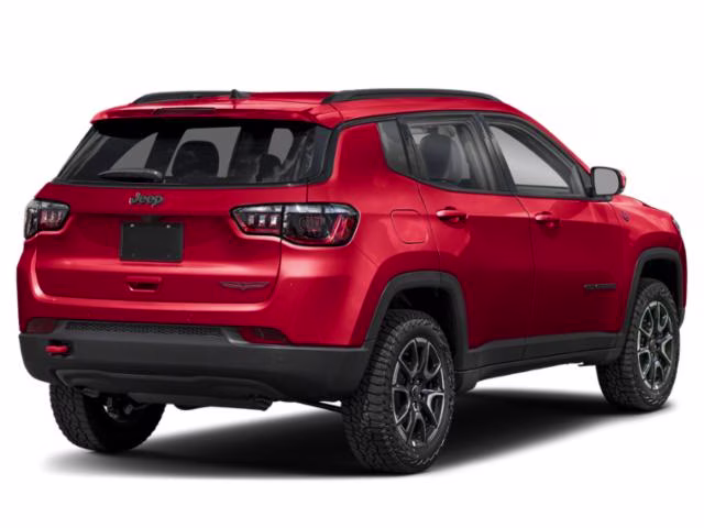 2025 RED Jeep Compass Trailhawk 4X4 SUV
