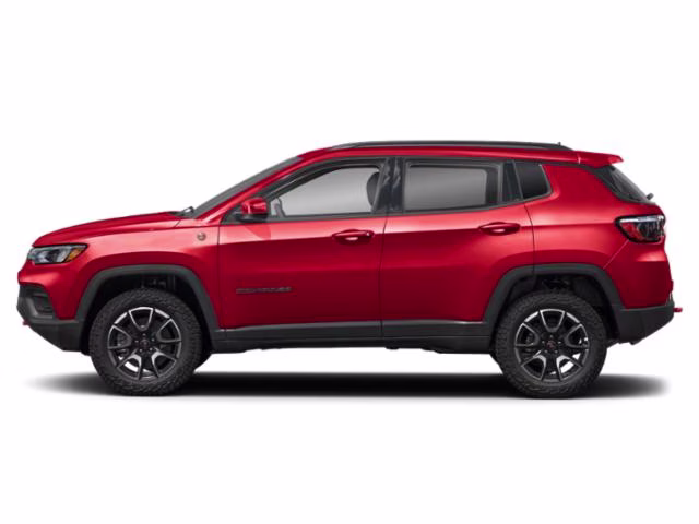 2025 RED Jeep Compass Trailhawk 4X4 SUV