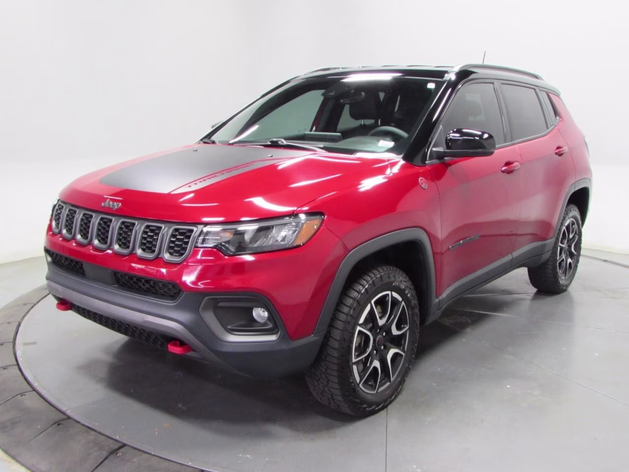 2025 Red Hot Pearlcoat Jeep Compass Trailhawk 4X4 SUV