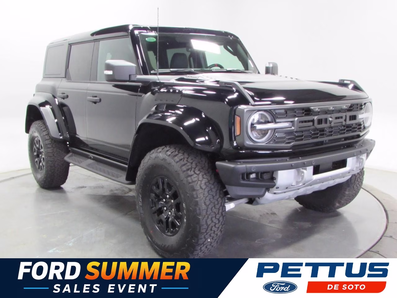 2026 Shadow Black Ford Bronco Raptor 4X4 SUV