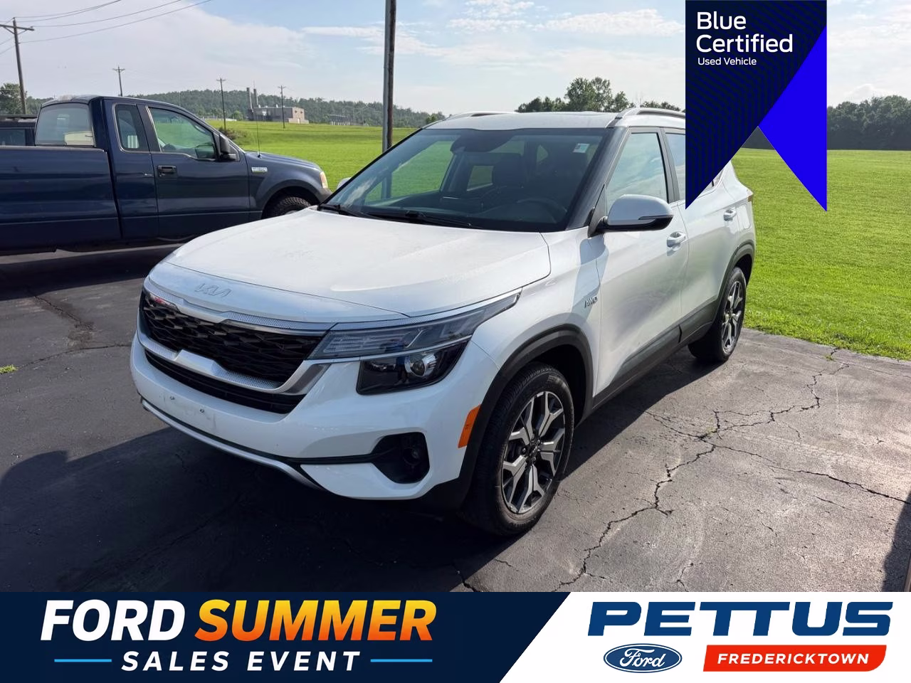 2023 Snow White Pearl Kia Seltos EX AWD SUV