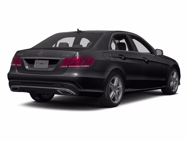2014 Black Mercedes-Benz E-Class E 350 AWD Sedan