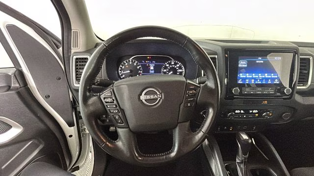 2023 Glacier White Nissan Frontier SV 4X4 Truck