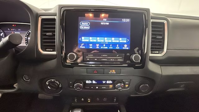 2023 Glacier White Nissan Frontier SV 4X4 Truck