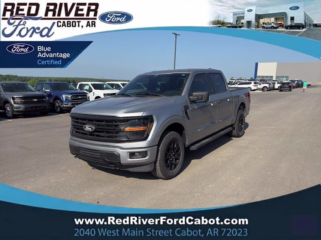 2024 Iconic Silver Metallic Ford F-150 XLT 4X4 Truck