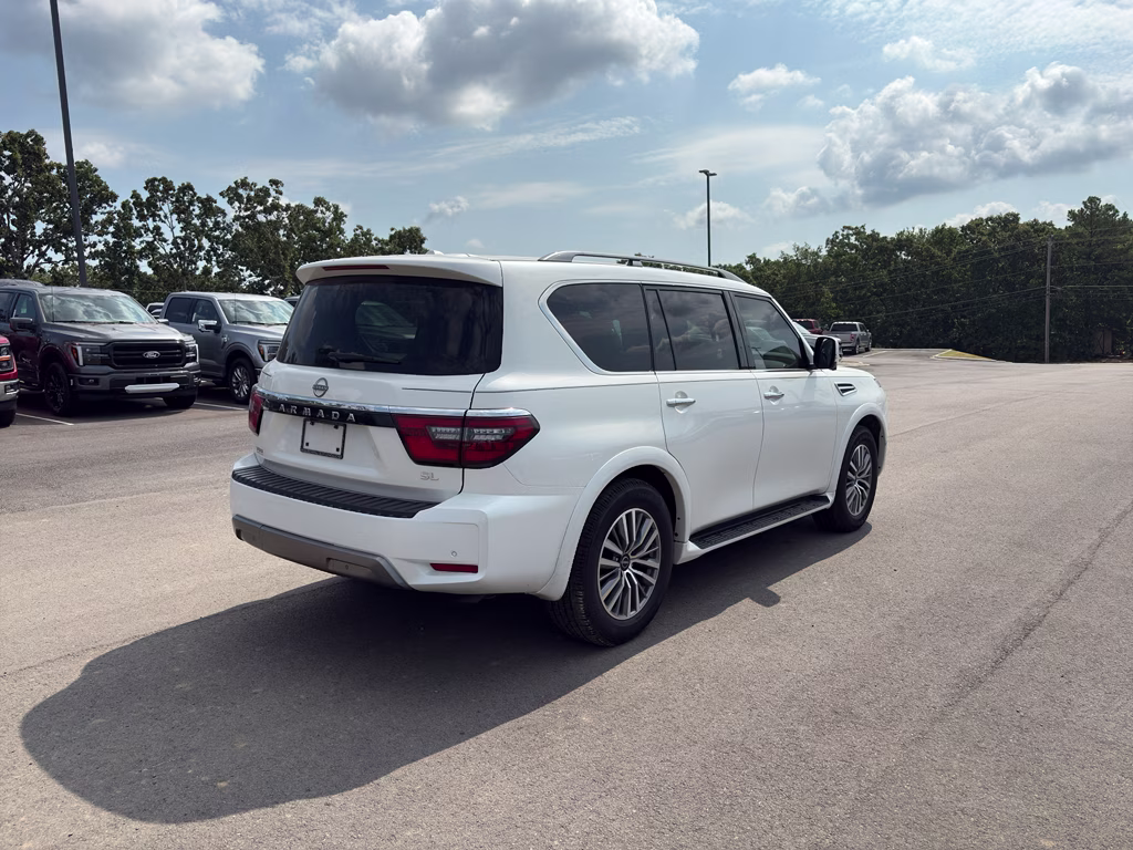 2023 Aspen White Tricoat Nissan Armada SL RWD SUV