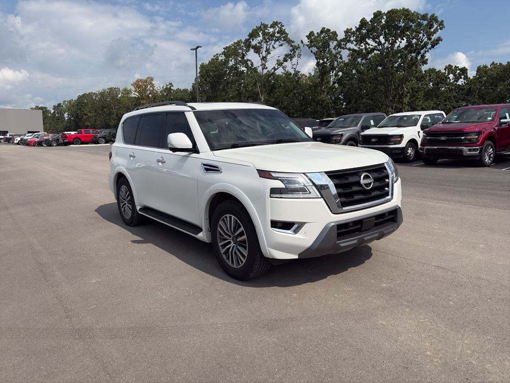2023 Aspen White Tricoat Nissan Armada SL RWD SUV