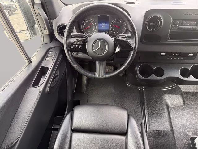 2025 Arctic White Mercedes-Benz Sprinter Cargo Van Cargo 144 WB RWD Van