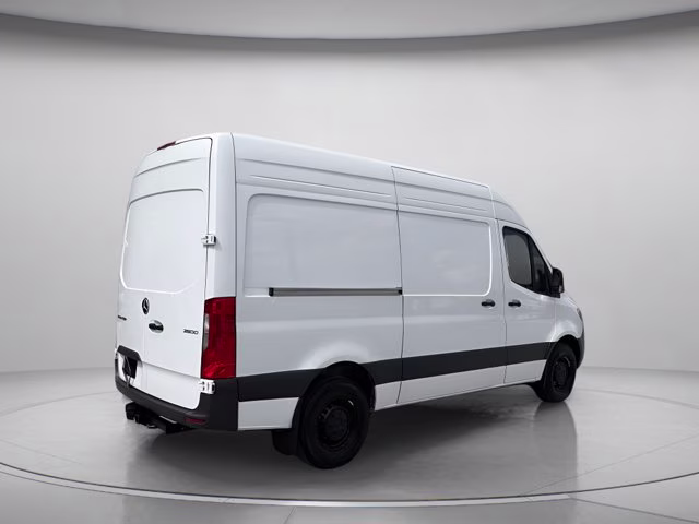 2025 Arctic White Mercedes-Benz Sprinter Cargo Van Cargo 144 WB RWD Van