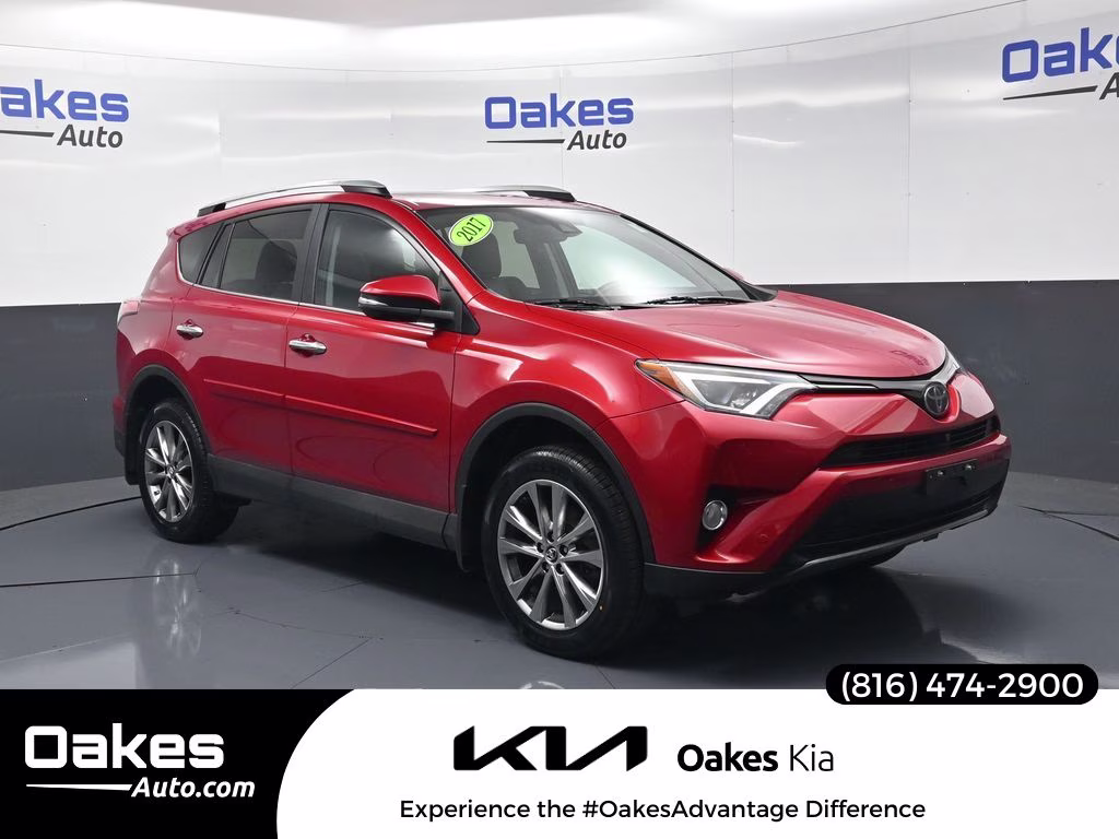 2017 Barcelona Red Metallic Toyota RAV4 Limited AWD SUV