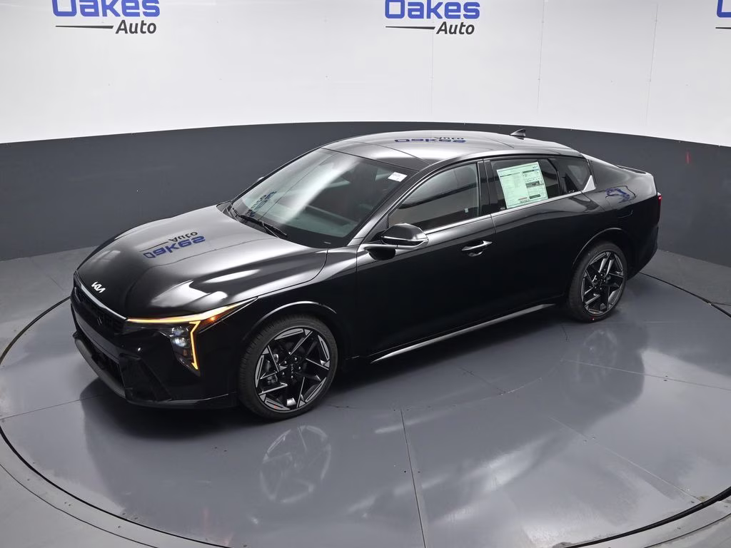 2026 Aurora Black Pearl Kia K4 GT-Line FWD Sedan