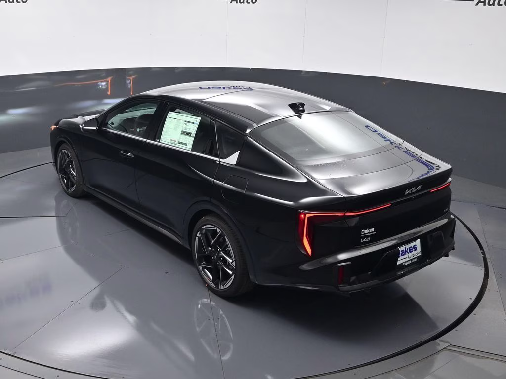 2026 Aurora Black Pearl Kia K4 GT-Line FWD Sedan