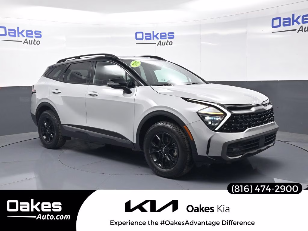 2024 Wolf Gray/Ebony Black Roof Kia Sportage X-Pro Prestige AWD SUV