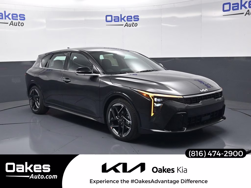 2026 Interstellar Gray Kia K4 GT-Line FWD Hatchback