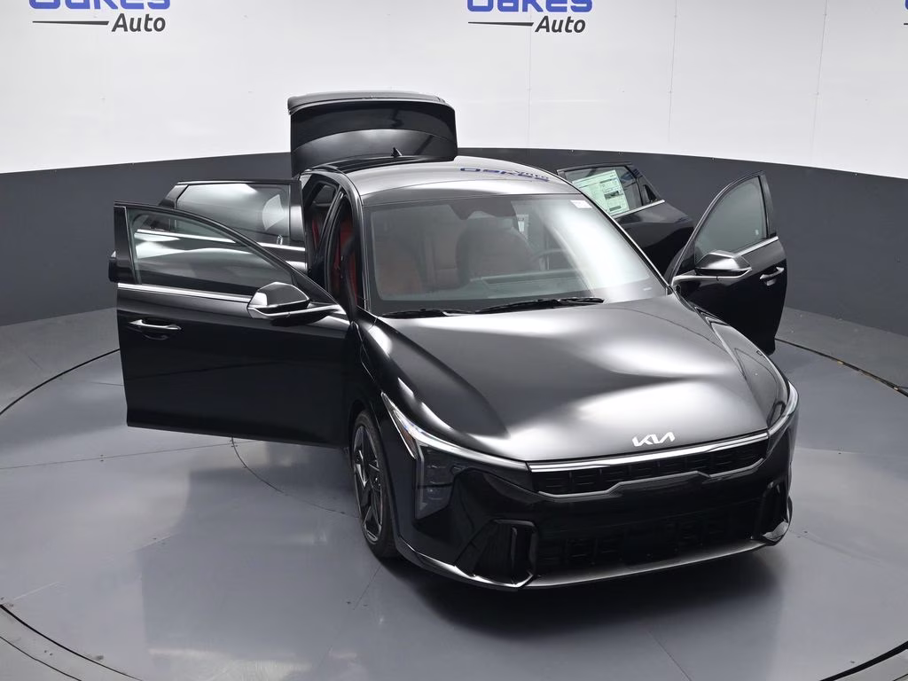 2026 Aurora Black Pearl Kia K4 GT-Line FWD Sedan