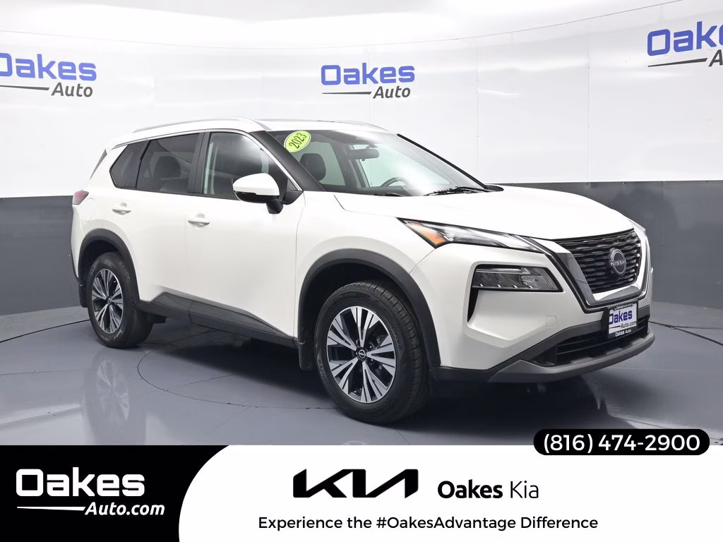 2023 Pearl White Tricoat Nissan Rogue SV AWD SUV