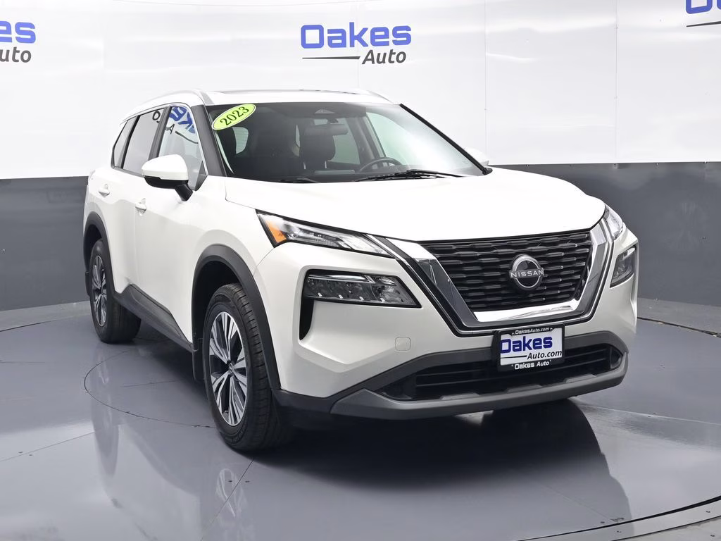 2023 Pearl White Tricoat Nissan Rogue SV AWD SUV