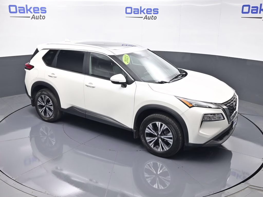 2023 Pearl White Tricoat Nissan Rogue SV AWD SUV