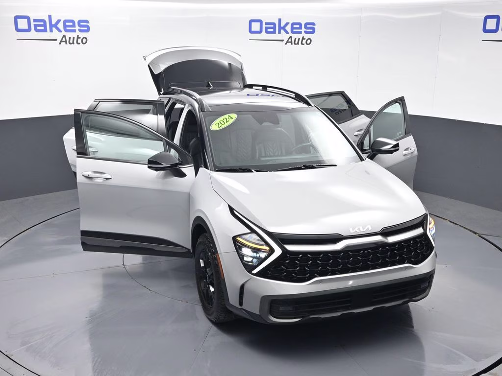 2024 Wolf Gray/Ebony Black Roof Kia Sportage X-Pro Prestige AWD SUV