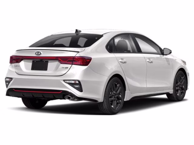 2021 Snow White Pearl Kia Forte GT-Line FWD Sedan