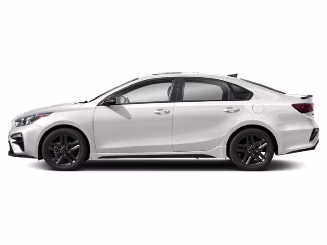 2021 Snow White Pearl Kia Forte GT-Line FWD Sedan