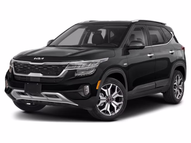 2022 Cherry Black Kia Seltos SX AWD SUV