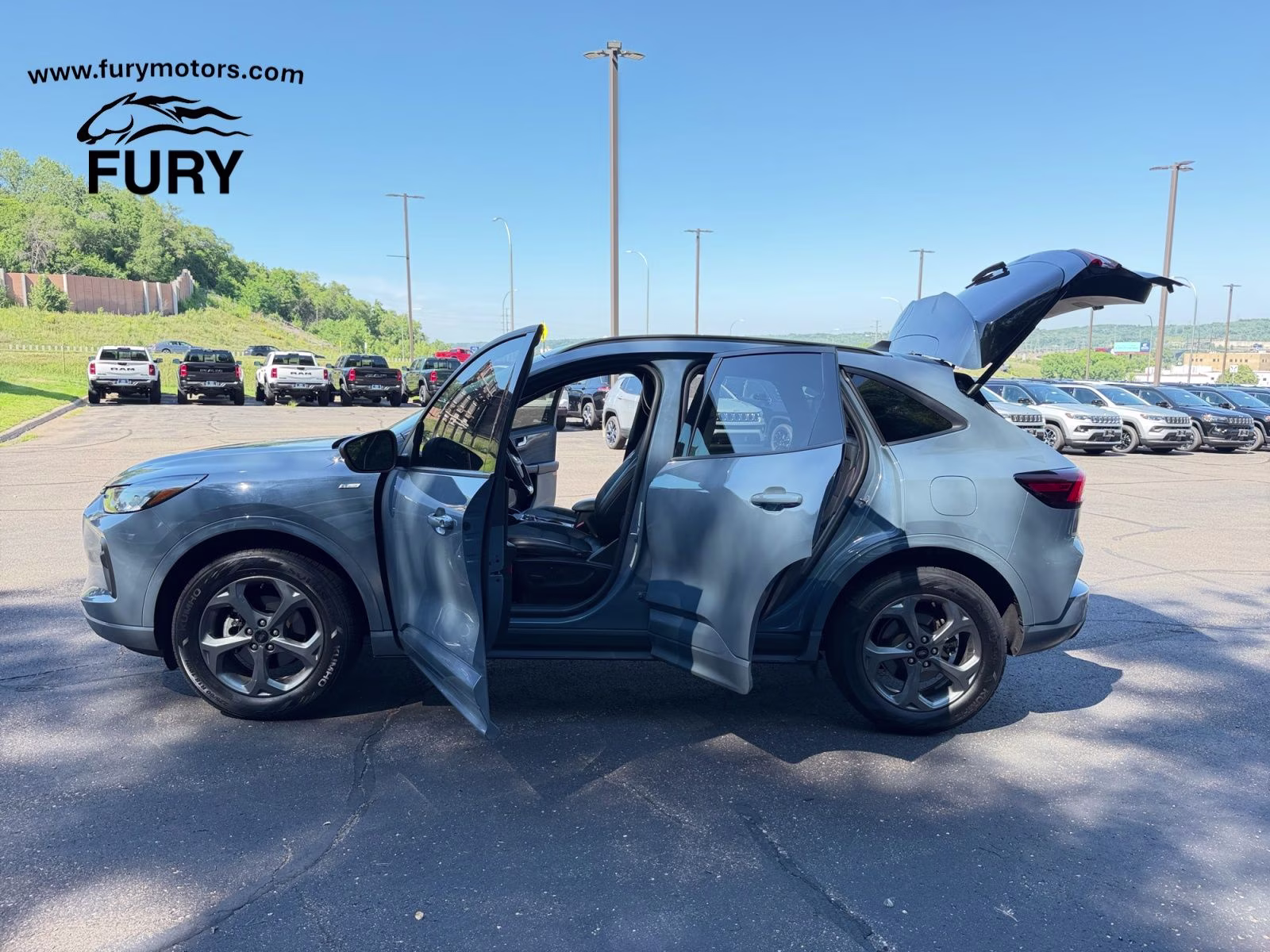 2024 Vapor Blue Ford Escape ST-Line AWD SUV