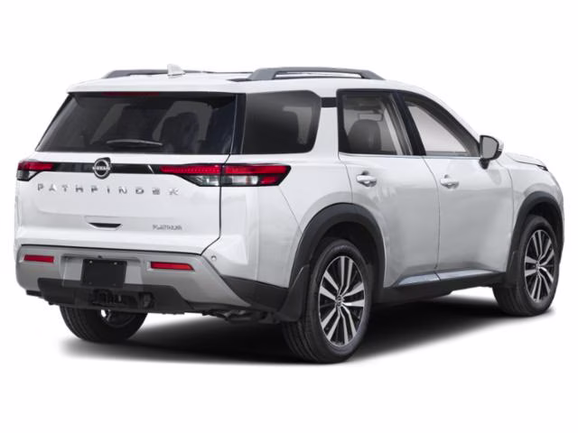 2025 Everest White Pearl Tricoat Nissan Pathfinder Platinum FWD SUV