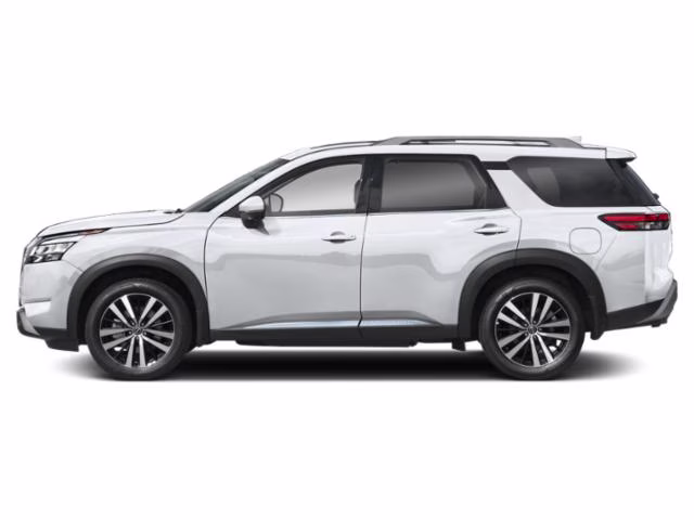 2025 Everest White Pearl Tricoat Nissan Pathfinder Platinum FWD SUV