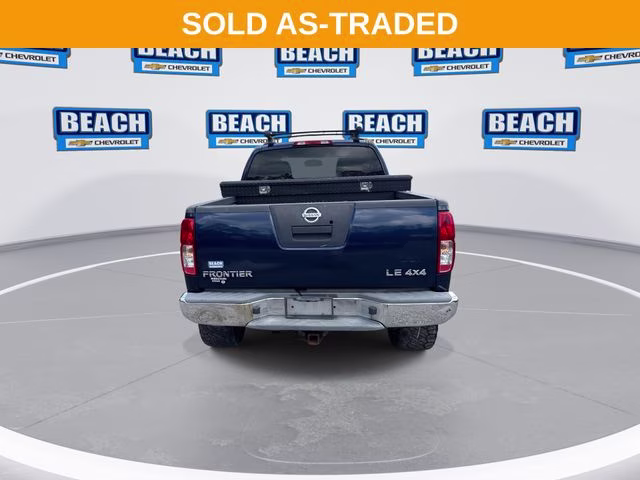 2010 Navy Blue Nissan Frontier LE 4X4 Truck
