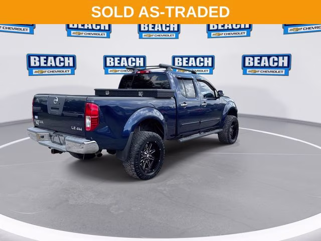 2010 Navy Blue Nissan Frontier LE 4X4 Truck