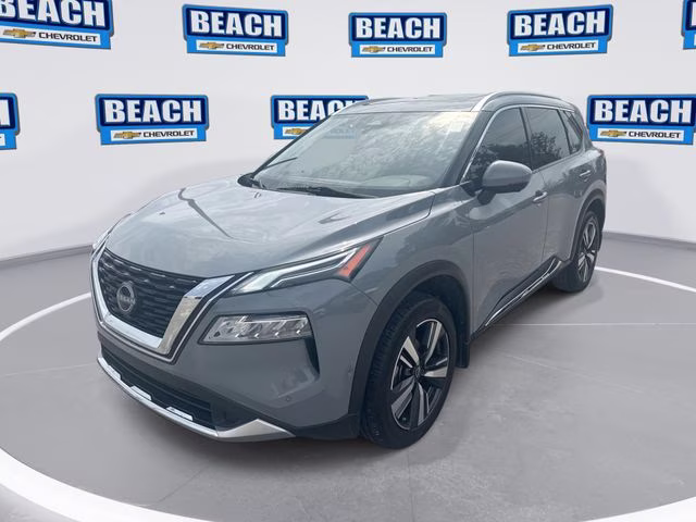 2023 Boulder Gray Nissan Rogue Platinum AWD SUV