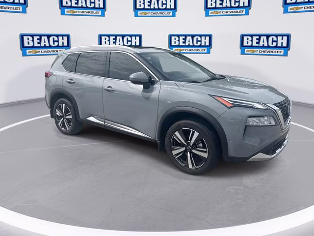 2023 Boulder Gray Nissan Rogue Platinum AWD SUV