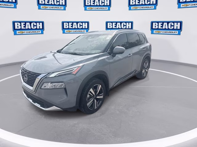 2023 Boulder Gray Nissan Rogue Platinum AWD SUV