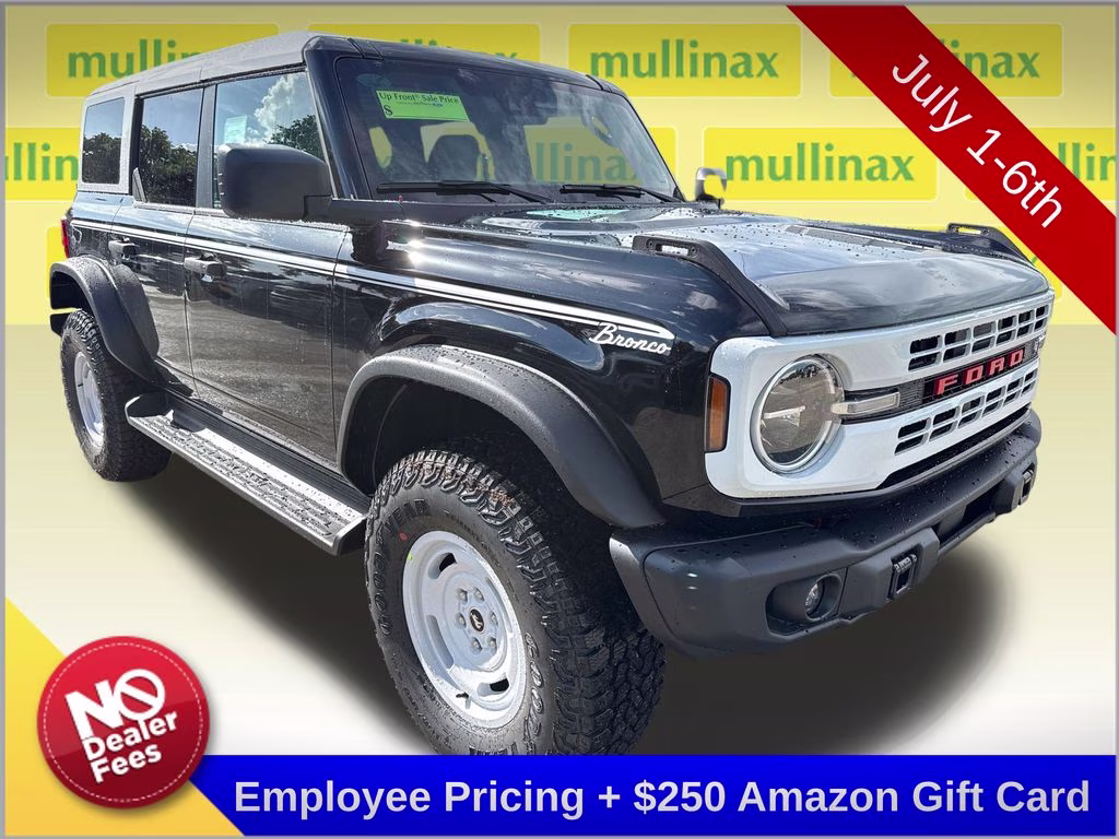 2026 Shadow Black Ford Bronco Heritage Edition 4X4 SUV