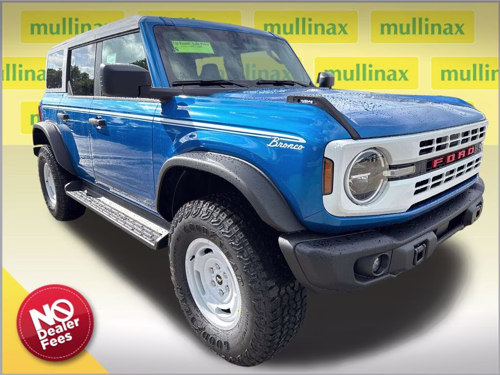 2026 Velocity Blue Metallic Ford Bronco Heritage Edition 4X4 SUV
