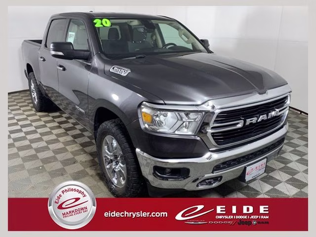 2020 Granite Crystal Metallic Clearcoat Ram 1500 Big Horn 4X4 Truck