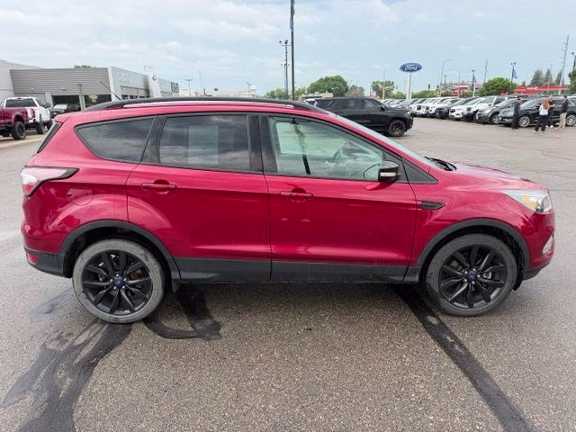 2017 Ruby Red Metallic Tinted Clearcoat Ford Escape Titanium 4X4 SUV