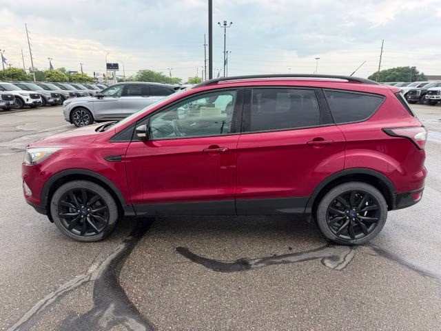 2017 Ruby Red Metallic Tinted Clearcoat Ford Escape Titanium 4X4 SUV