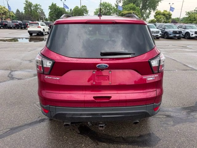 2017 Ruby Red Metallic Tinted Clearcoat Ford Escape Titanium 4X4 SUV