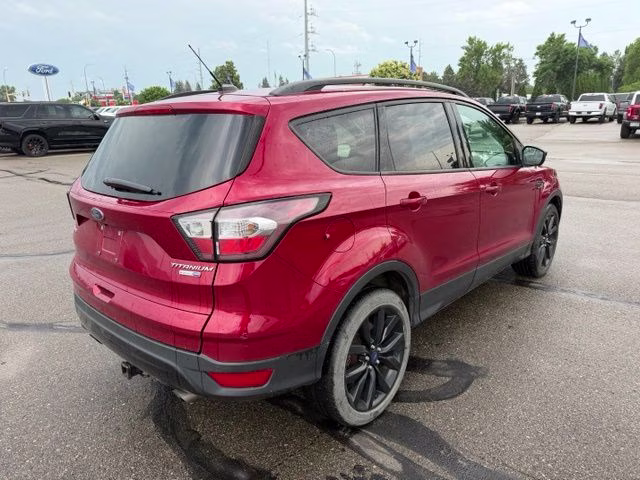 2017 Ruby Red Metallic Tinted Clearcoat Ford Escape Titanium 4X4 SUV