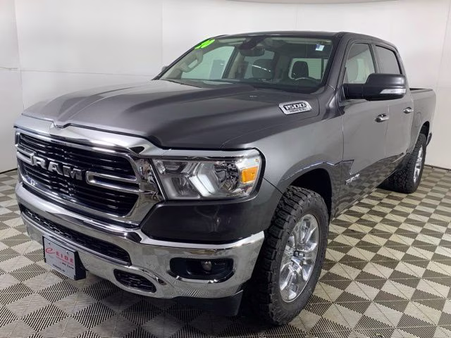 2020 Granite Crystal Metallic Clearcoat Ram 1500 Big Horn 4X4 Truck