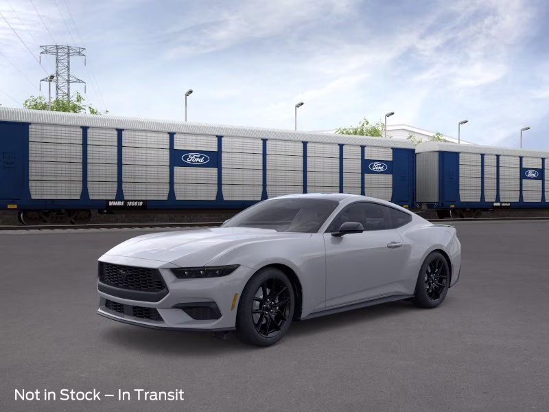2026 Avalanche Gray Ford Mustang EcoBoost Premium RWD Sedan